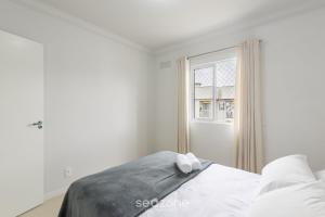 Postel nebo postele na pokoji v ubytování Apto 2Q c/ Churrasqueira a 600m da Praia RAG0406 + 18 fotografií