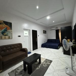 Posezení v ubytování Satellite Apartment The Lux Studio Heaven 5