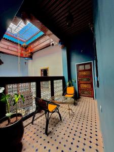 Posezení v ubytování Riad DAR FES