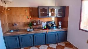 Kuchyň nebo kuchyňský kout v ubytování Residence Rosas