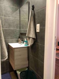 Koupelna v ubytování Cosy 1 bedroom apartment in EU DISTRICT + 12 fotografií