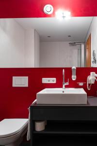 Kúpeľňa v ubytovaní Hotel Garni Madrisa