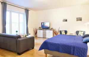 Et tv og/eller underholdning på Karlsbad Apartment