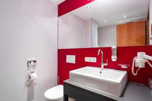 Kúpeľňa v ubytovaní Hotel Garni Madrisa