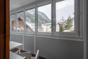 Výhľad na hory alebo výhľad na hory priamo z apartmánového hotela