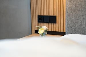 Posteľ alebo postele v izbe v ubytovaní Hotel Garni Madrisa