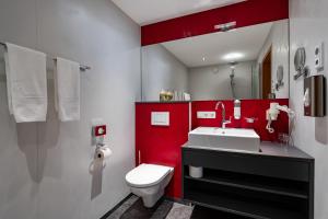 Kúpeľňa v ubytovaní Hotel Garni Madrisa
