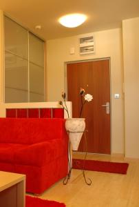 Posezení v ubytování Apartment 28 Rubinowy Pod Aniołem