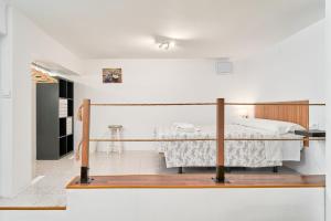 a bedroom with a bed in a room at Calm Bungalow in Torrox +45 photos