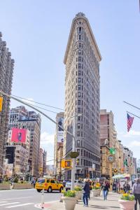 Nespecifikovaný výhled na destinaci New York nebo výhled na město při pohledu z apartmánu