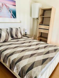 Postel nebo postele na pokoji v ubytování Studio Le Belle Vue