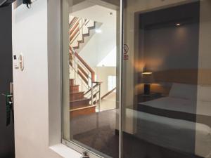 Katil atau katil-katil dalam bilik di Hotel Ferré Miraflores