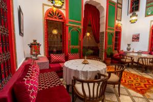 Posezení v ubytování Riad Amira Luxury Palace