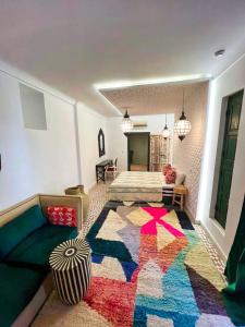 Posezení v ubytování Riad JiL & SPA + 37 fotografií