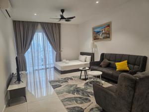 Posezení v ubytování Quill Residence Suites KLCC Sunlight