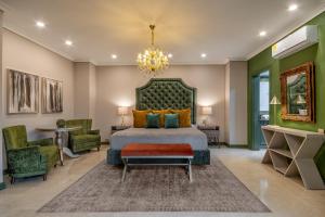 Istumisnurk majutusasutuses Hotel Osvé Boutique Cali