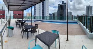 Kolam renang di atau dekat dengan Espinheiro Flat Green Life 210 - Zona Norte