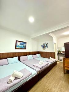 TV a/nebo společenská místnost v ubytování Hotel Đông Nhi