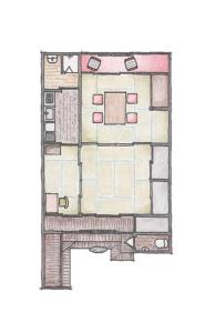 Планировка 平田屋 明治の間 -Hirataya Meiji- 父母ケ浜4分