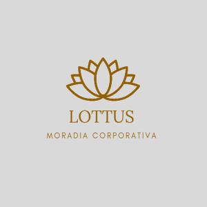 Lottus Moradia Corporativa في بيراسيكابا: شعار لشركة بها زهرة اللوتس