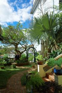 Xuan AnにあるPha boutique houseの植木の多い庭園
