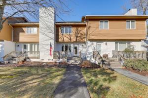 Bygningen som feriehuset ligger i