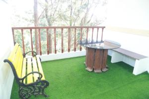 Rõdu või terrass majutusasutuses Rainforest villa