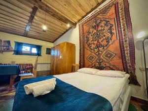 Voodi või voodid majutusasutuse Art Hotel Sevan toas