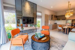 Køkken eller tekøkken på D'Kamboja Villa Nusa Dua