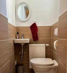Kúpeľňa v ubytovaní Casa Nostra - Helle Wohnung - direkt am Augarten + 3 fotografie