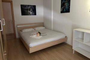 Letto o letti in una camera di Lugano Bay View