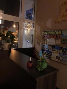 a counter in a room with a star on the wall at Mikulić Apartments in Zadar +196 photos
