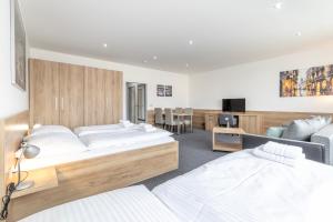 Posteľ alebo postele v izbe v ubytovaní Sport HOTEL Centrum