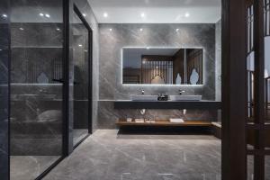 Koupelna v ubytování Z HOTEL- Qingchengshan