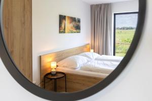 Posteľ alebo postele v izbe v ubytovaní Sport HOTEL Bečva