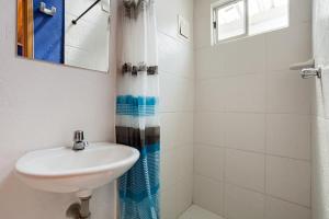 Koupelna v ubytování Hotel Casa Normandia