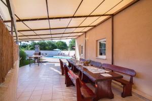 Χώρος καθιστικού στο Wunderschönes Ferienhaus In Cere Mit Privatem Pool +32 φωτογραφίες