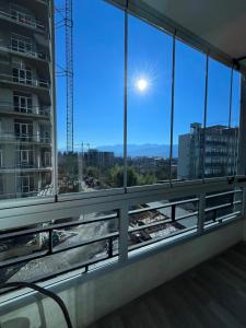 a view from the balcony of a building at Studio Near Beach & Boulevard in Adliye +6 photos