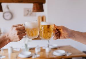 Nápoje v ubytování Apartmány Lešovice