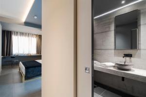 Postel nebo postele na pokoji v ubytování Catania Smart Hotel