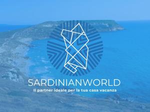 a logo for the island of sardinian world at Sardinianworld - Casa Sofia in Oristano