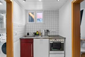Η κουζίνα ή μικρή κουζίνα στο SE01 Work & Stay in Pfungstadt