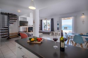 Η κουζίνα ή μικρή κουζίνα στο Ferienapartment Für Bis Zu Fünf Personen