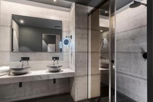 Koupelna v ubytování Catania Smart Hotel