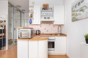 Kuchyňa alebo kuchynka v ubytovaní One Bedroom Apartment with Balcony in Poznan by Noclegi Renters