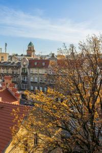 Výhľad na mesto Poznaň alebo výhľad na mesto priamo z apartmánu