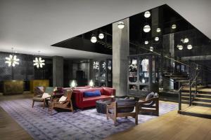 Posezení v ubytování Hotel Van Zandt