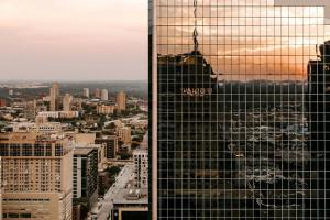 Nespecifikovaný výhled na destinaci Minneapolis nebo výhled na město při pohledu z hotelu