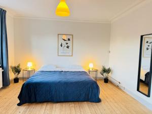 Postel nebo postele na pokoji v ubytování aday - Beautiful and Spacious 4 bedroom - Heart of Aalborg