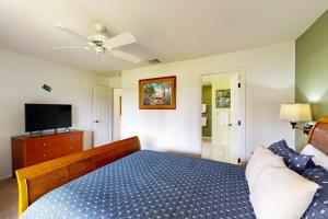 Μια τηλεόραση ή/και κέντρο ψυχαγωγίας στο Waikoloa Colony Villas 1004